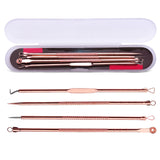 Kit de 4 herramientas de cuidado facial profesional antibacteriano