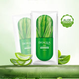 Mascarillas hidratantes naturales. Aloe vera, arándano y Cerezo.